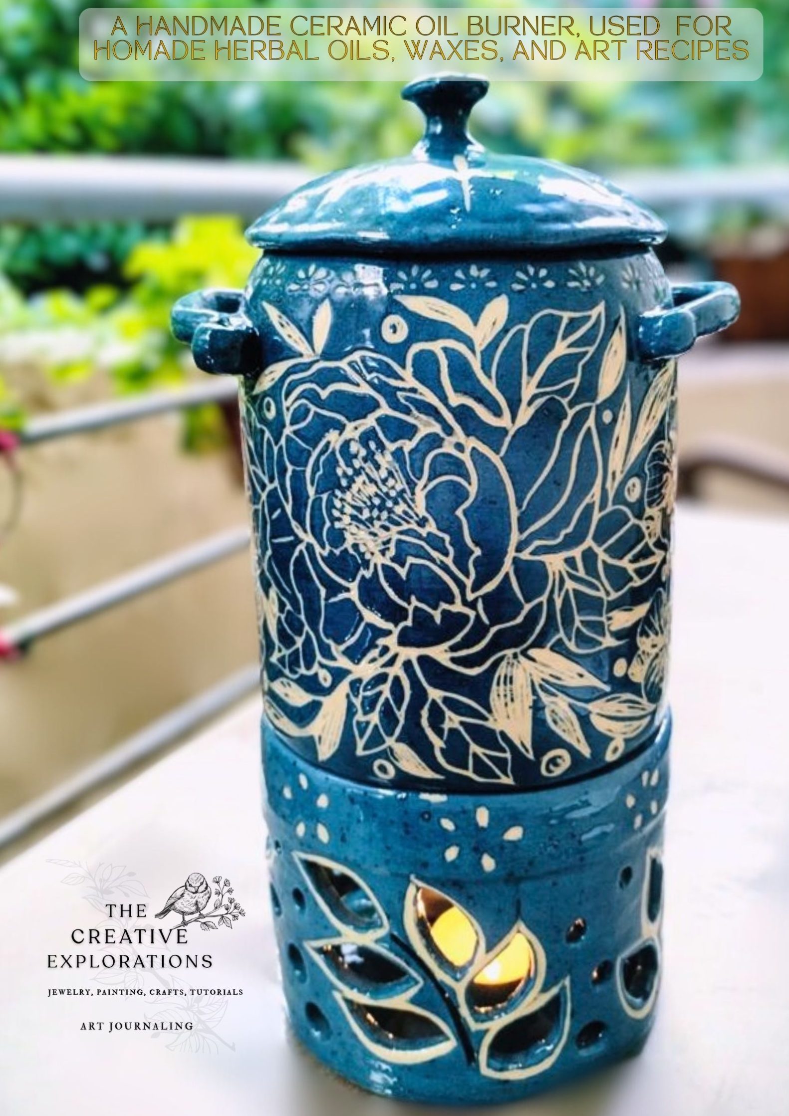 Sgraffito Ceramics Workshop: A Creative Exercise in Pattern and Texture (Plus: How I Use a Ceramic Oil Burner at Home)