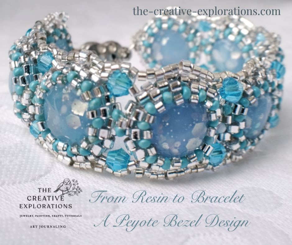 From Resin to Bracelet: Create a Stunning Peyote Bezel Bracelet with Handmade UV Resin Beads (Step-by-Step Tutorial)